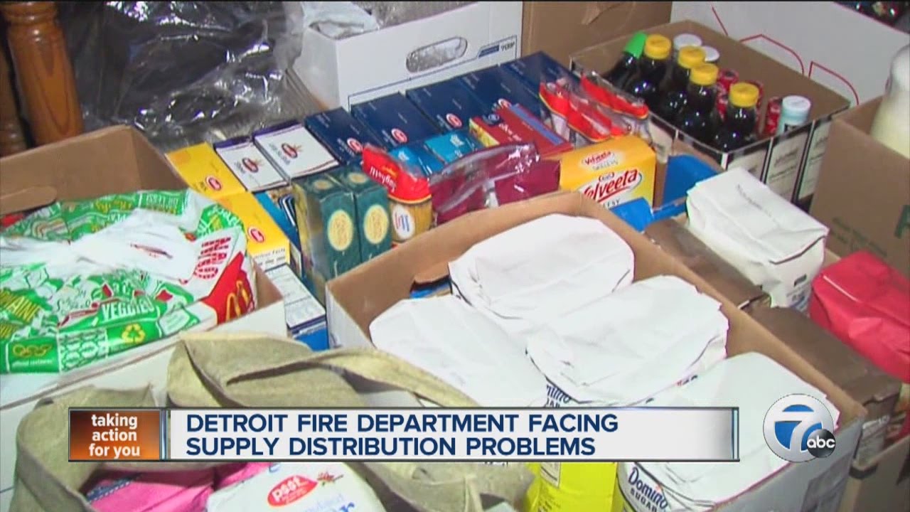 Detroit Fire Department hoarding supplies while fire stations go without