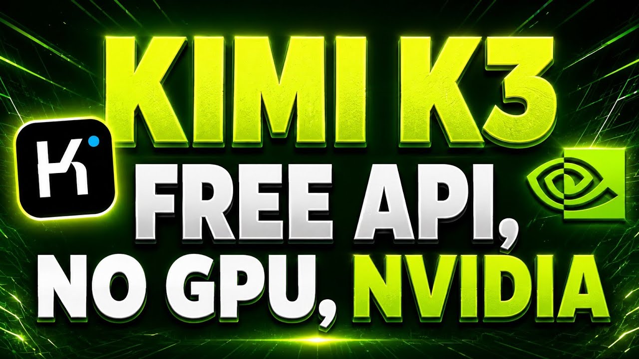 Бесплатный API Kimi K3, без GPU, NVIDIA