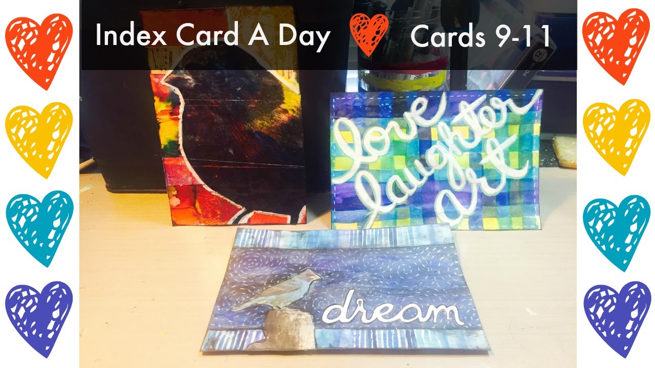 Index Card A Day - Cards 9 - 11