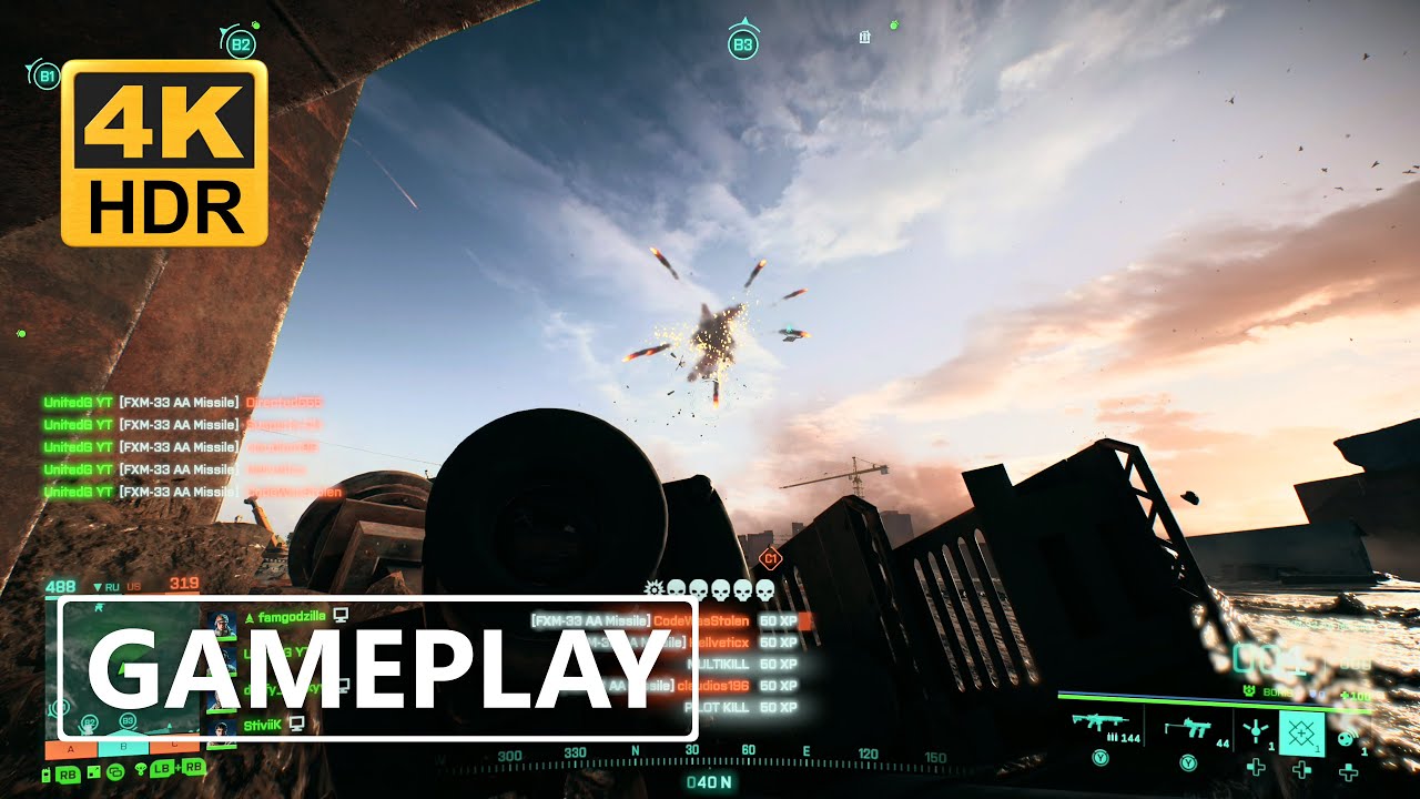 Battlefield 2042 Multiplayer Gameplay 4K HDR on Xbox Series X