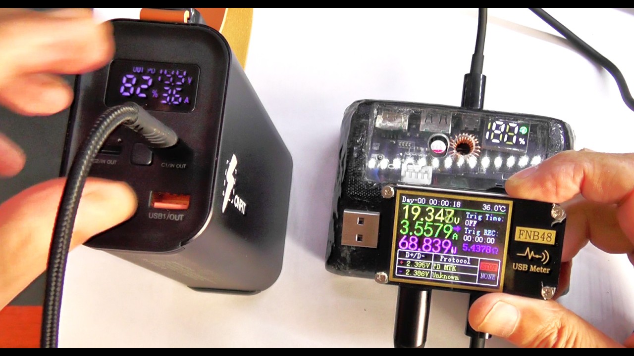 Power Bank на 100 Вт и 6S, IP5389 обзор, разборка и замер ёмкости аккумулятора.