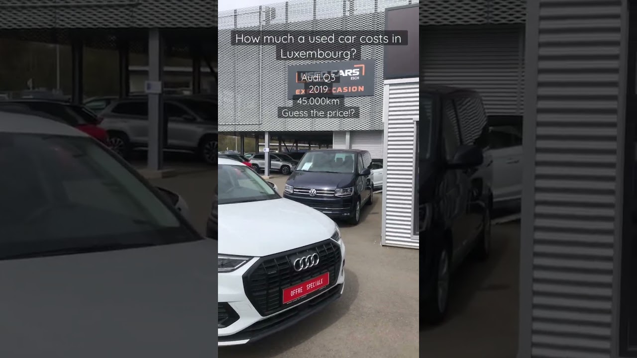 How much a used car costs in #Luxembourg ? 🇱🇺🤩 #Audi #AudiQ5