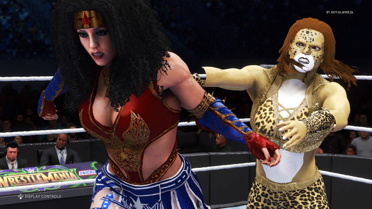 WWE 2K20 - Wonder Woman vs. Cheetah - Royal Girl Fights