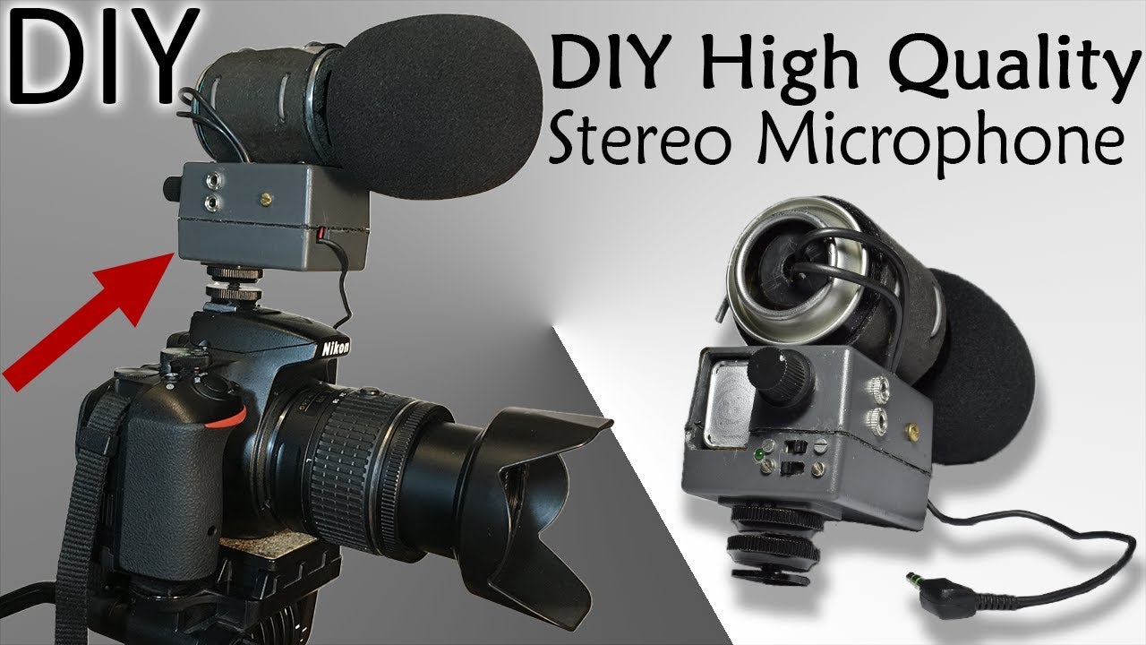 DIY High Quality Stereo Mic | Build, Sound Test and Comparison