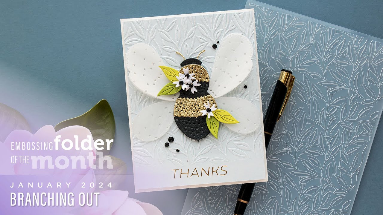 Spellbinders January 2024 Embossing Folder of the Month &ndash; Branching Out