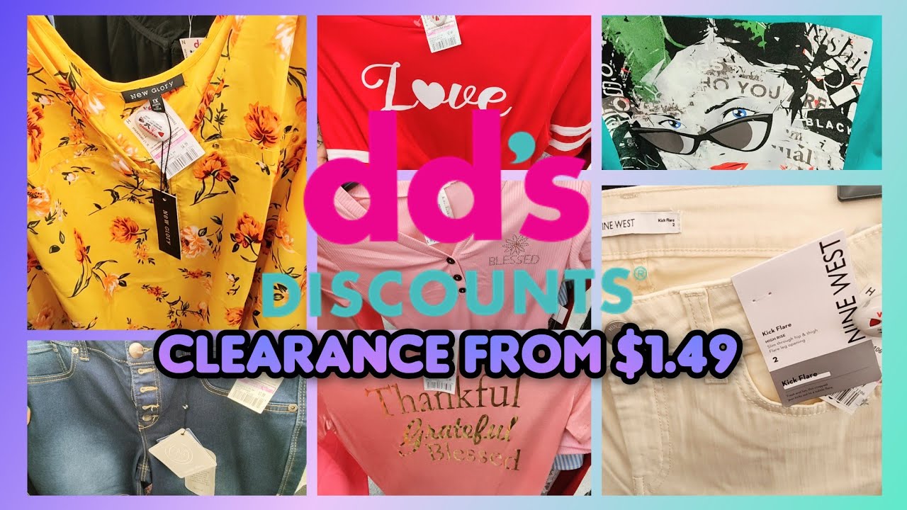 ‼️DDS DISCOUNTS CLEARANCE RACK TOPS & BOTTOMS FROM $1.49 DDS DISCOUNTS VENTA DE REMATE DESDE $1.49🛍️
