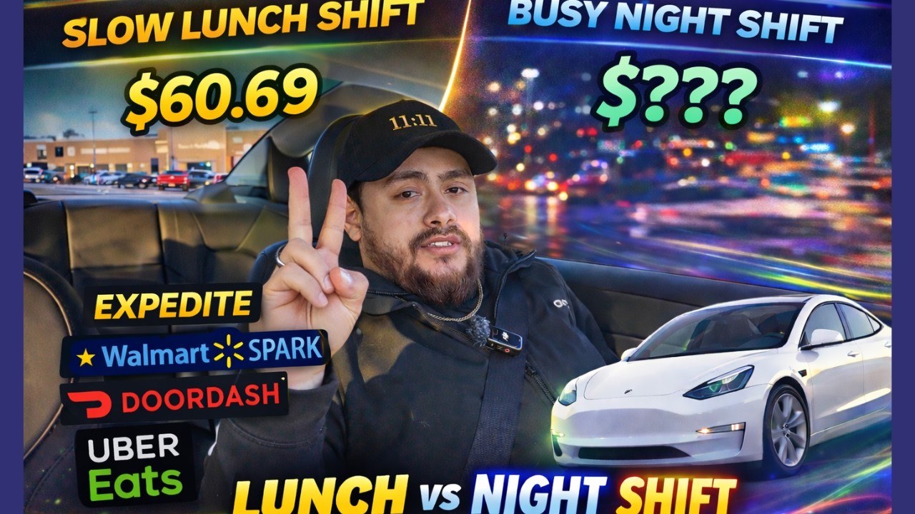 Slow Lunch vs Busy Night?! 💰 $60.69 to $??? Stacking Gig Apps Ride Along