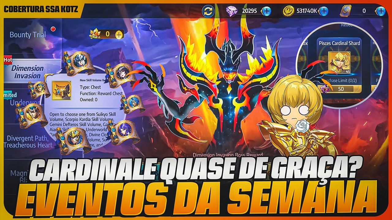 🌹🔥 A MANUTENÇÃO ATRASOU, MAS VALEU A PENA! MUITAS NOVIDADES E CARDINALE SAINDO QUASE DE GRAÇA! 🔥🌹