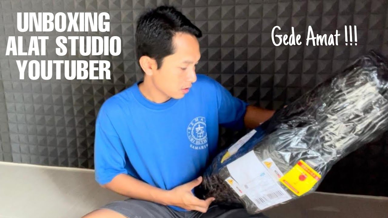 Unboxing Alat Youtuber untuk Studio Sendiri