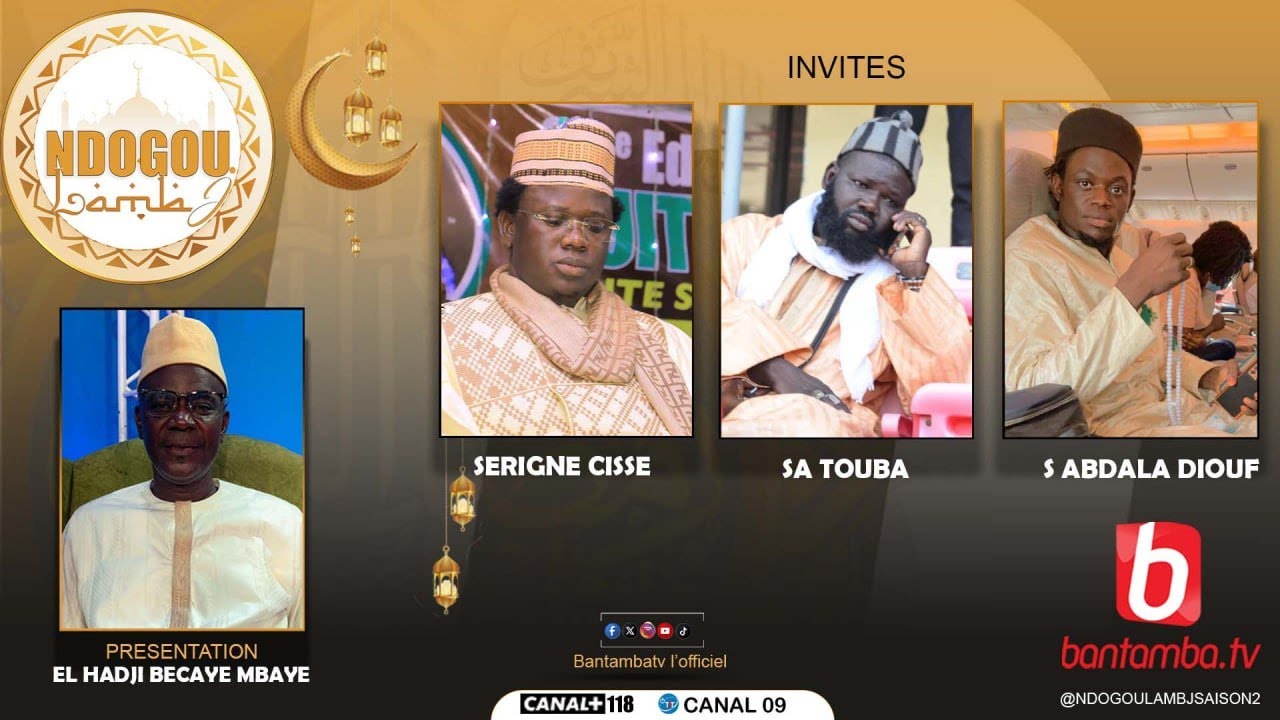🔴SUIVEZ NDOGOU LAMB J AVEC HAD BECAYE MBAYE INVITE LES MARABOUTS SA TOUBA-S. CISSE - S.ABDALAH DIOUF