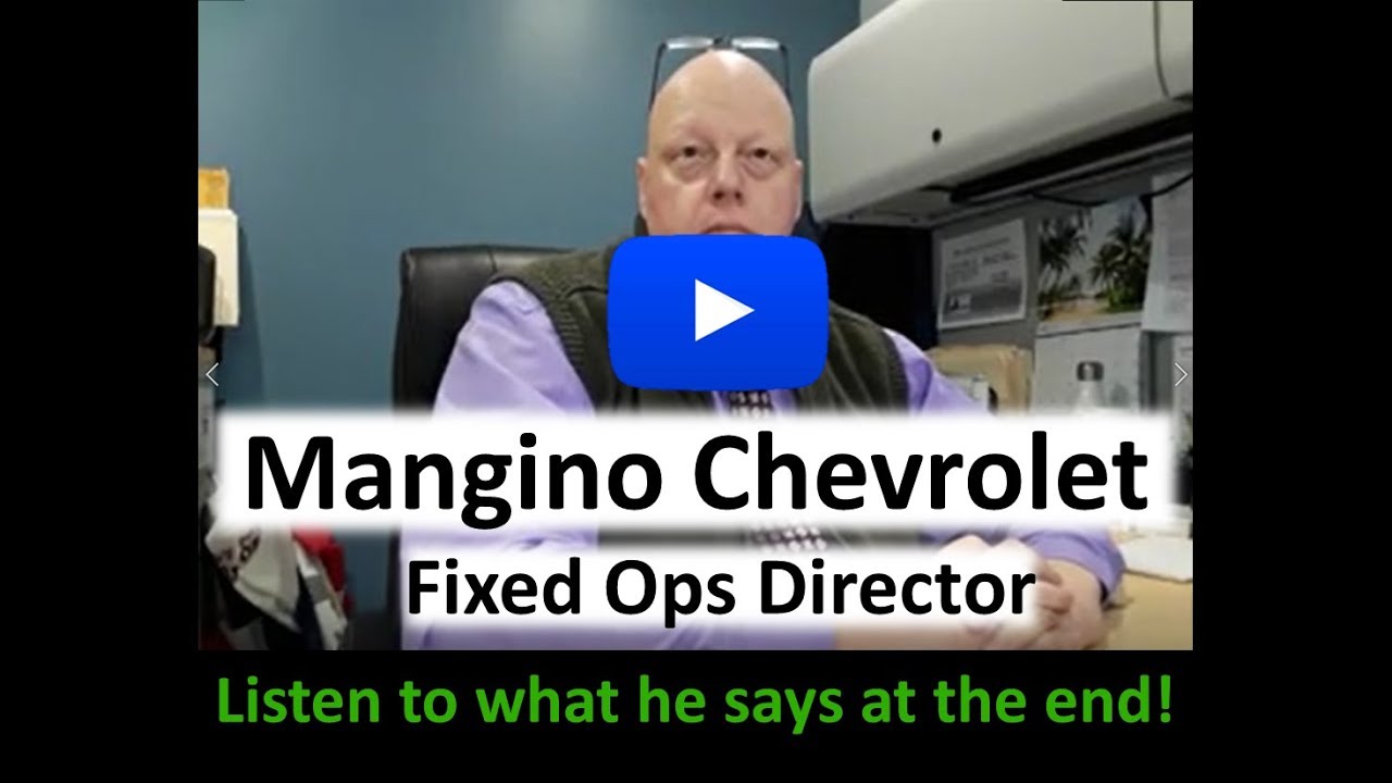 Mangino Chevy Testimonial Paul Rozonewski