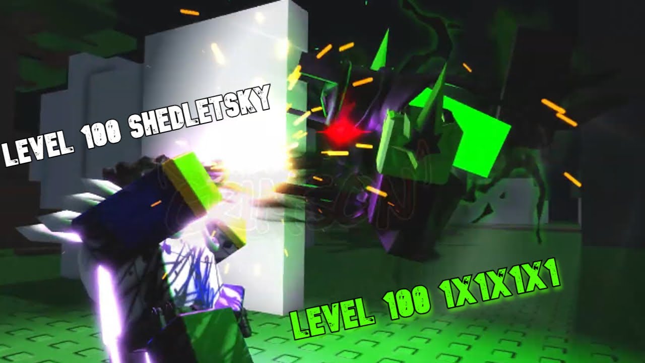 Level 100 Shedletsky vs. Level 100 1x1x1x1 (Forsaken)