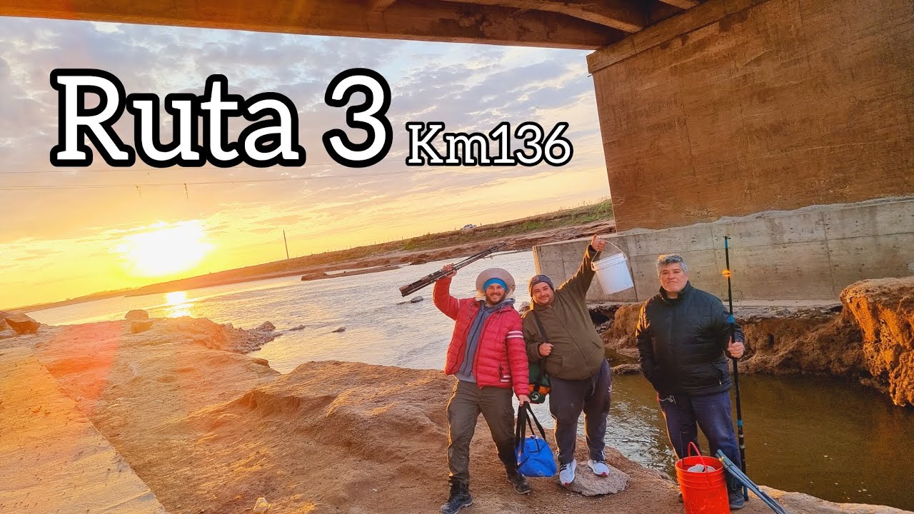 El DIA DE PESCA qué todo pescador sueña, AVENTURAS y NATURALEZA en el rio salado por ruta 3 mjpesca