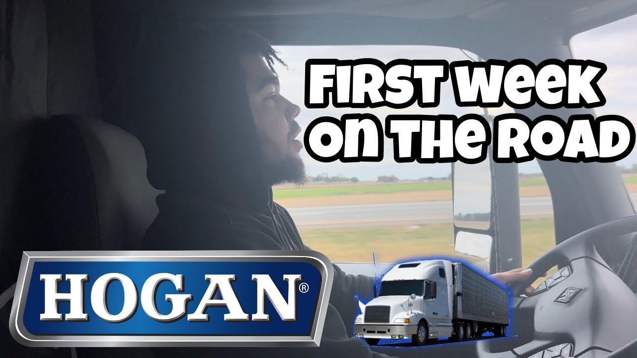 First Week On The Road With My Trainer | Hogan Transportation 🚛🛣️