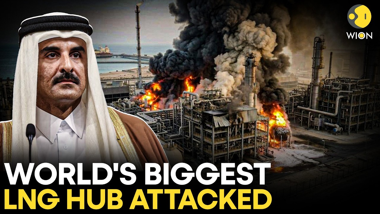 Iran Strikes Gulf LIVE: Iran Strikes World&rsquo;s Biggest Gas Hub, Fires Erupt In Qatar | WION
