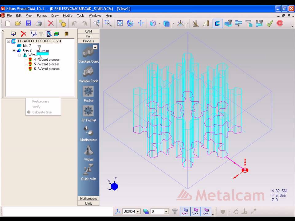 Fikus VisualCAM AgieCharmilles Progress (English)