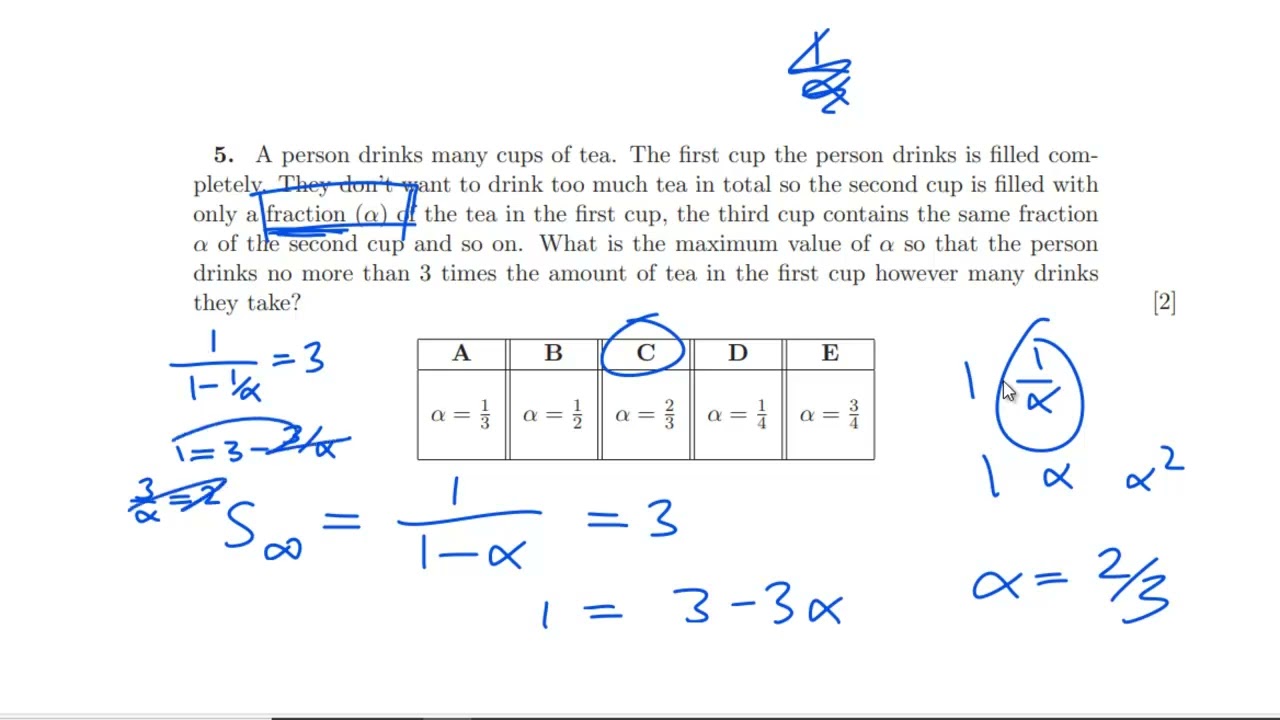Oxford PAT 2018 (Multiple Choice Questions)