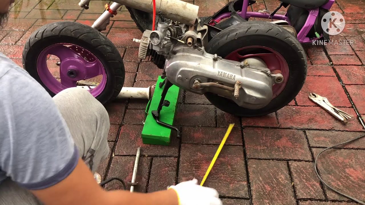 Yamaha Jog 70cc Coverted to Portable scooter