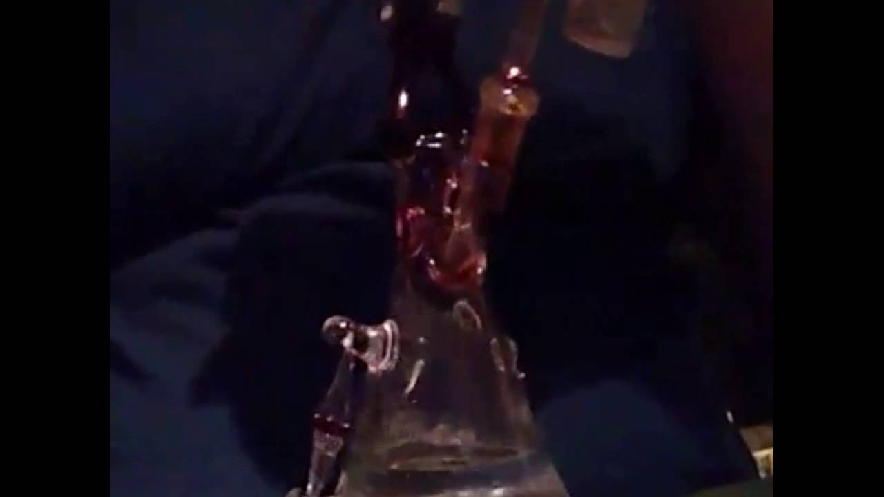 Ruby Fab Beaker Tube feat. Spinner marble and penetration downstem