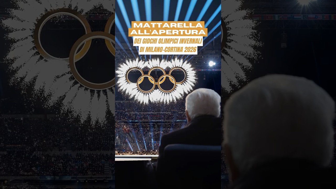 Il Presidente #Mattarella 🇮🇹 ha dichiarato aperti i Giochi Olimpici Invernali di #MilanoCortina2026