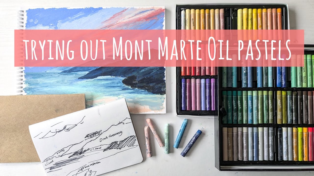 Trying Out Mont Marte Premium Extra Soft Oil Pastels 120 Set