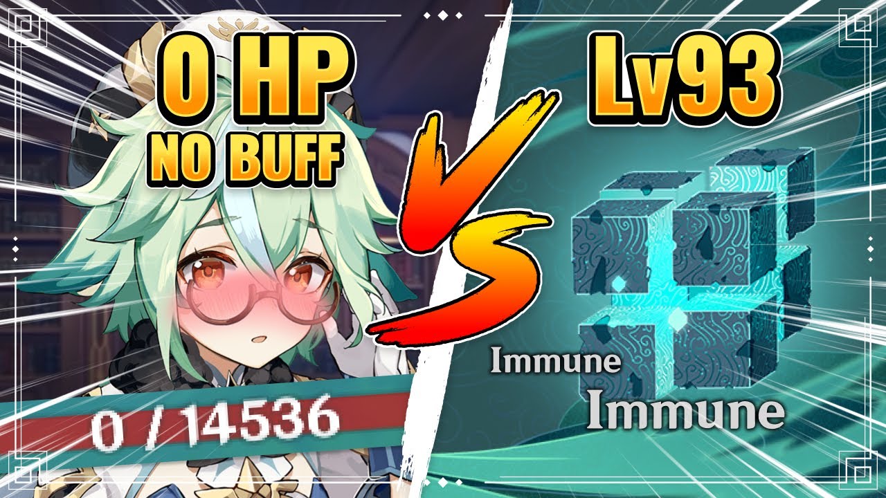 [bug] 0 HP Sucrose vs Lv93 Anemo Hypostasis (GLITCH TUTORIAL INCLUDED) Genshin Impact Visual Glitch