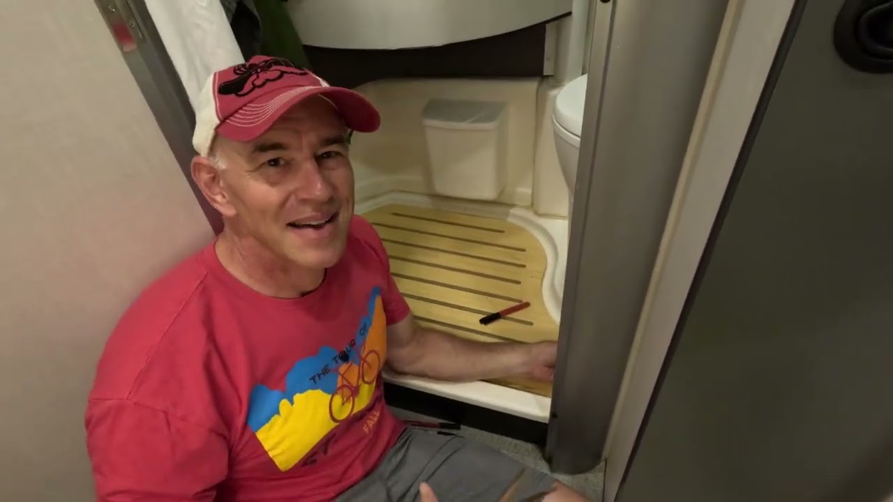 Installing Dri-Dek Flooring in our RV Shower - EASY!!