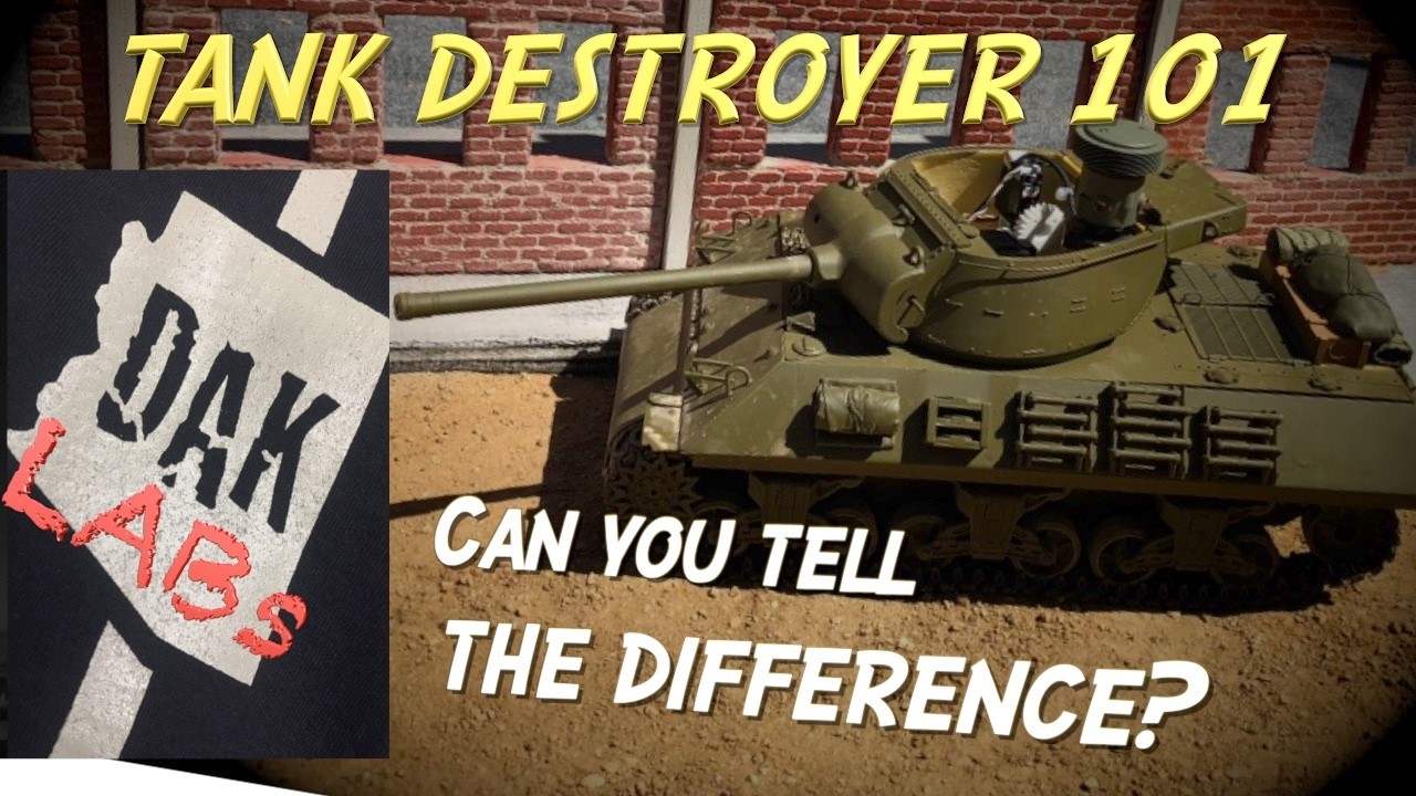 Tanks or tank destroyers? Which is the better RC battler. DAK LABs puts them to the test. Pt1 - M36