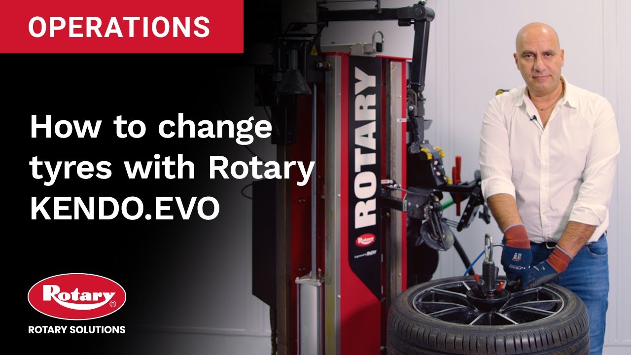 Как менять шины с помощью Rotary KENDO.EVO - Operations