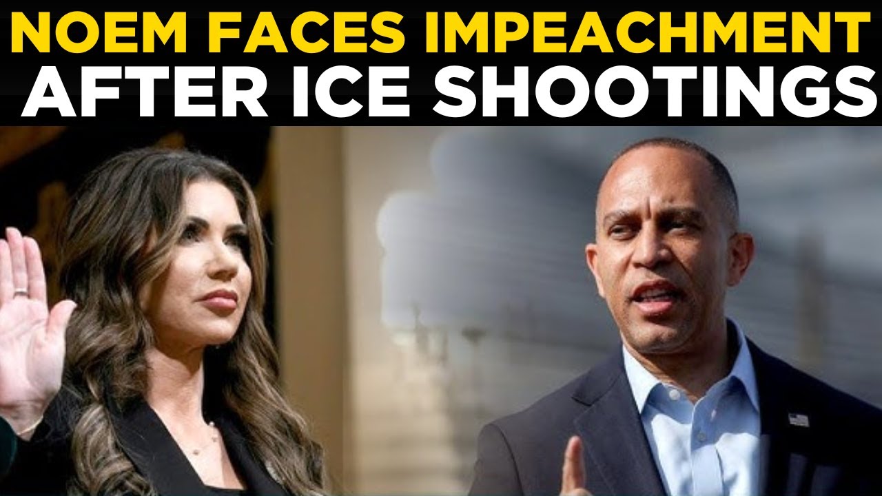 Kristi Noem Impeachment LIVE: House Set to Vote After ICE Shooting | ICE shooting | Kristi Noem live