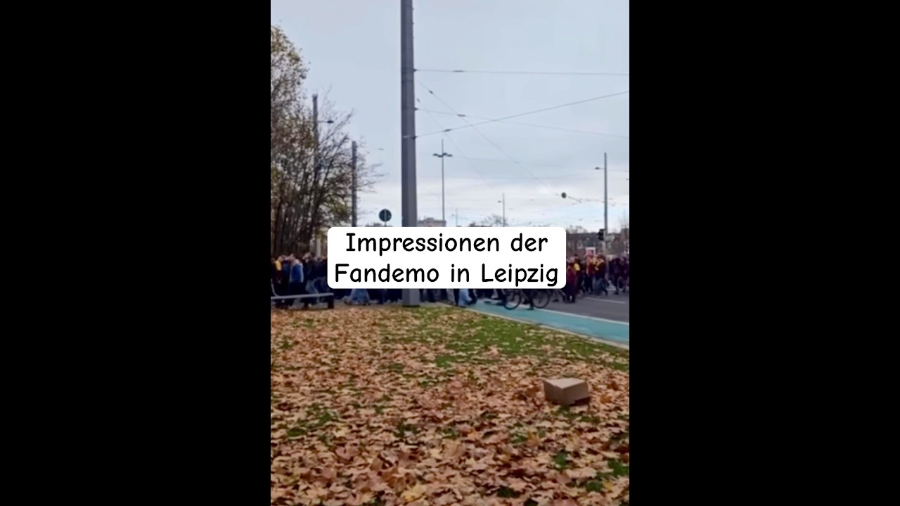 Impressionen der Fandemo in Leipzig #union #leipzig #s&uuml;dkurve #b04 #sgd #sge #bayern