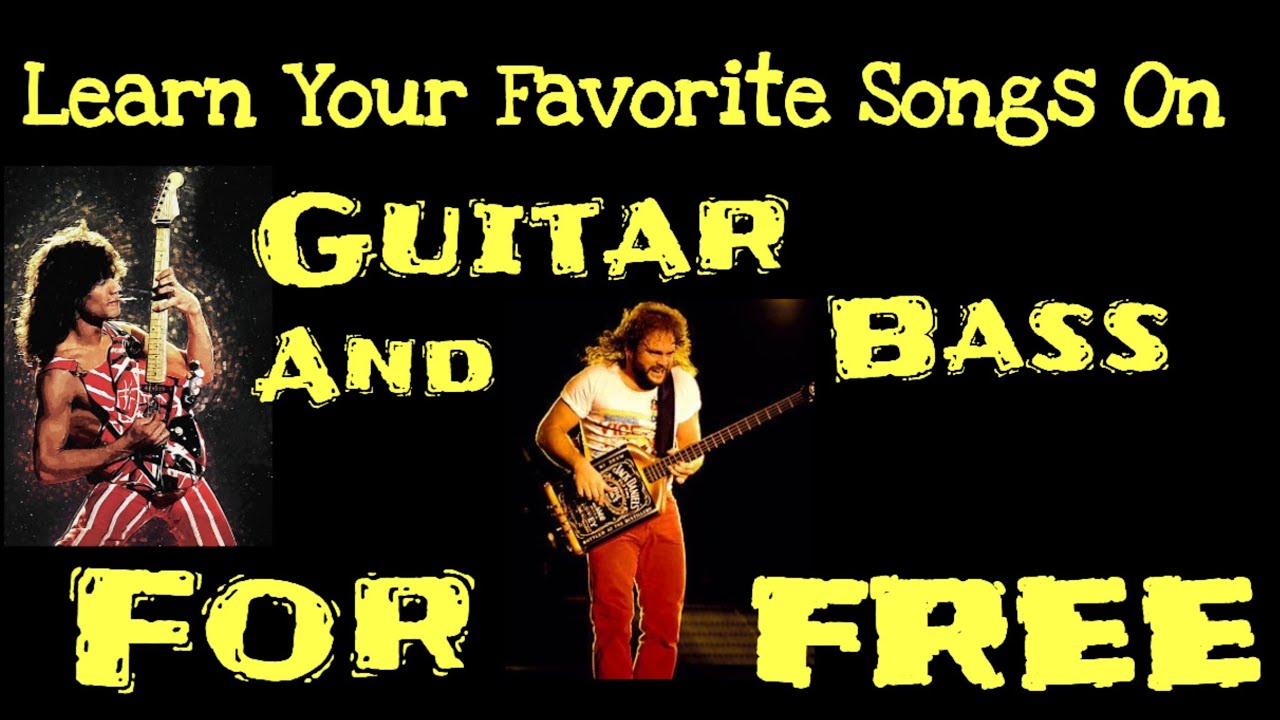 Learn Your Favorite Guitar and Bass Songs For Free