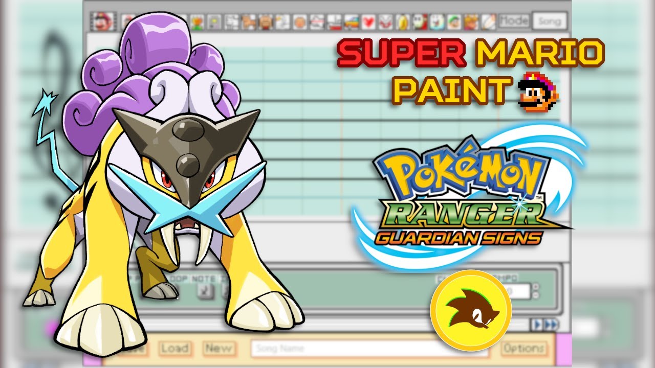 Super Mario Paint - Pokémon Ranger: Guardian Signs - Legendary Pokémon Battle