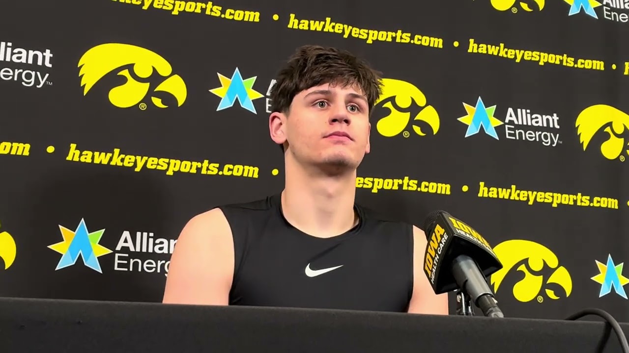 Trey Thompson talks first season in Iowa basketball program