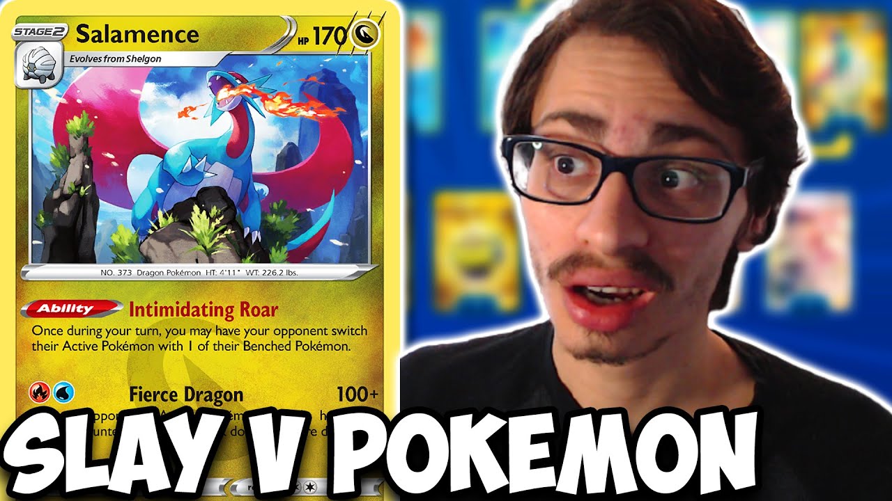NEW Salamence Is A V Pokemon Slayer! Take Easy OHKOs! Evolving Skies PTCGO