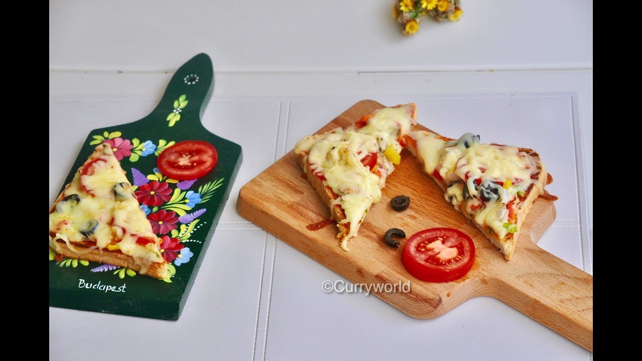 ബ്രഡ് പിസ്സ |Perfect & Tasty Bread Pizza||Kids Tiffin Box recipes ||Bread Pizza on Tawa/Pan Ep 169