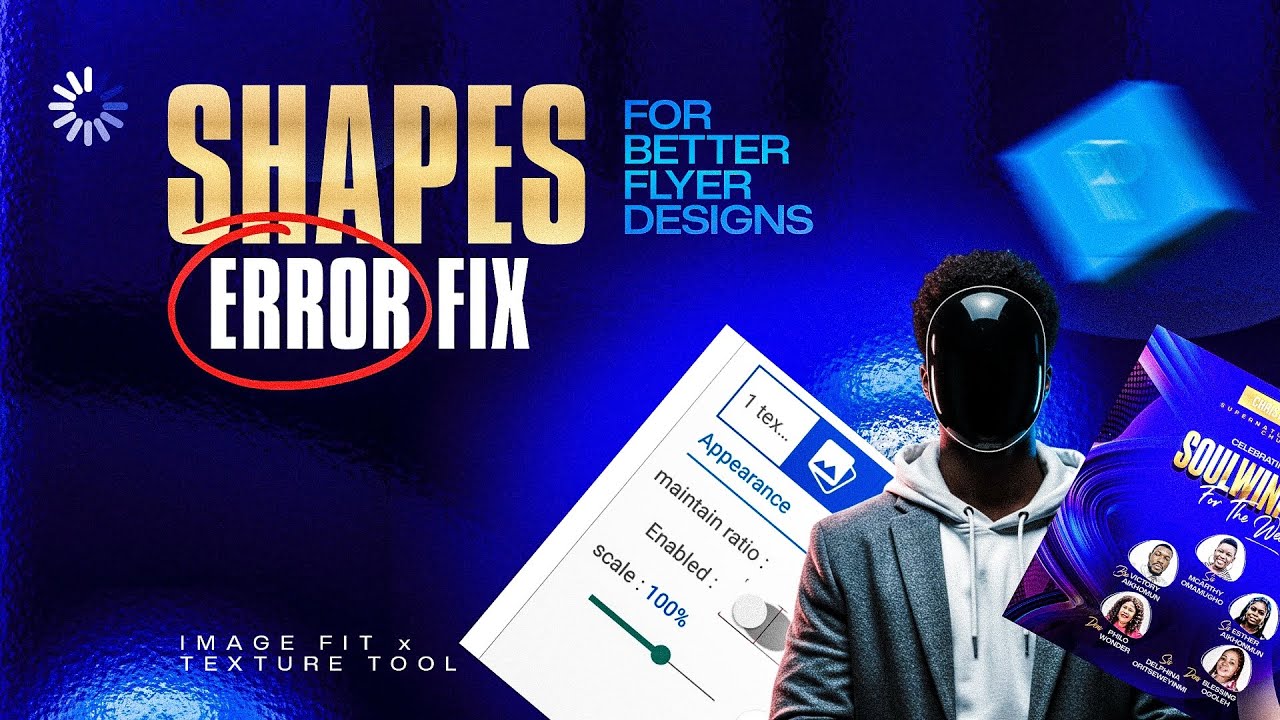 Мастерство дизайна флаеров Pixellab | Руководство по текстурам, формам и изображениям