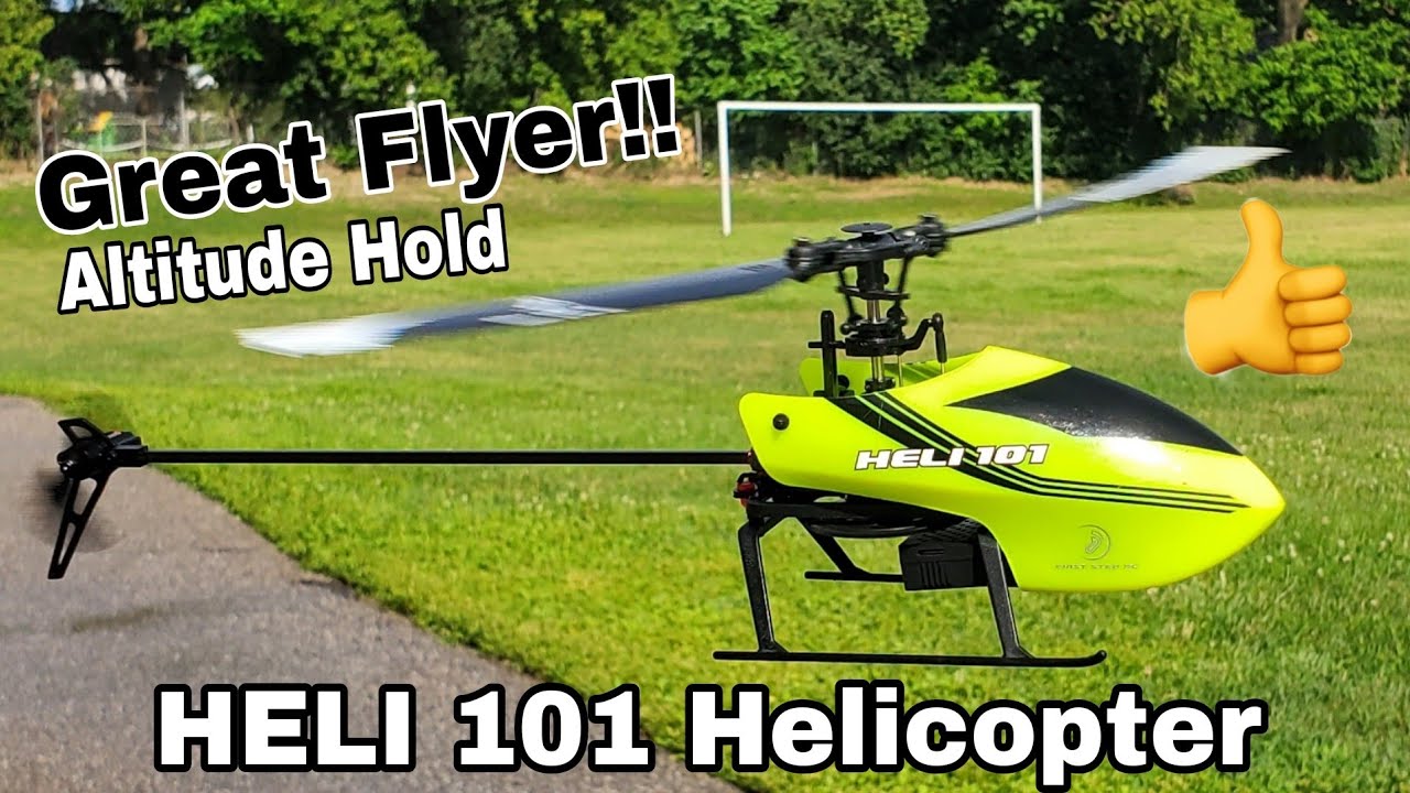Heli 101 Helicopter - Crazy Fast, Easy to Fly (Altitude Hold)