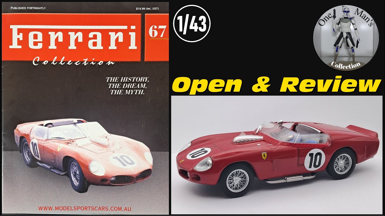 Журнал Ferrari Collection Magazine № 67 - Обзор распаковки модели Ferrari 250 TRI61 в масштабе 1/43.