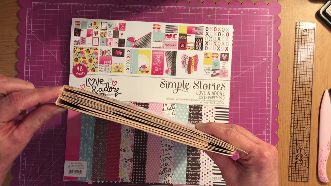 How To Tutorial On Love & Adore File Folder Album Part 1