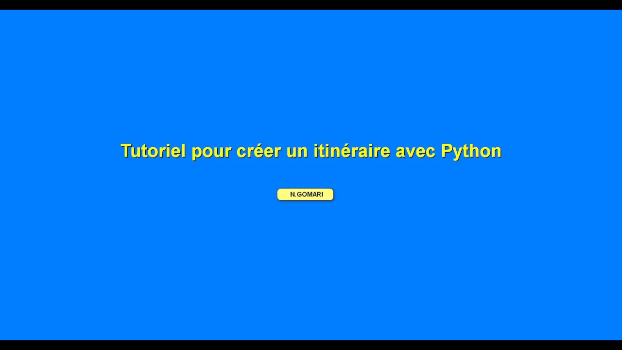 tutoriel itinéraire pour snt