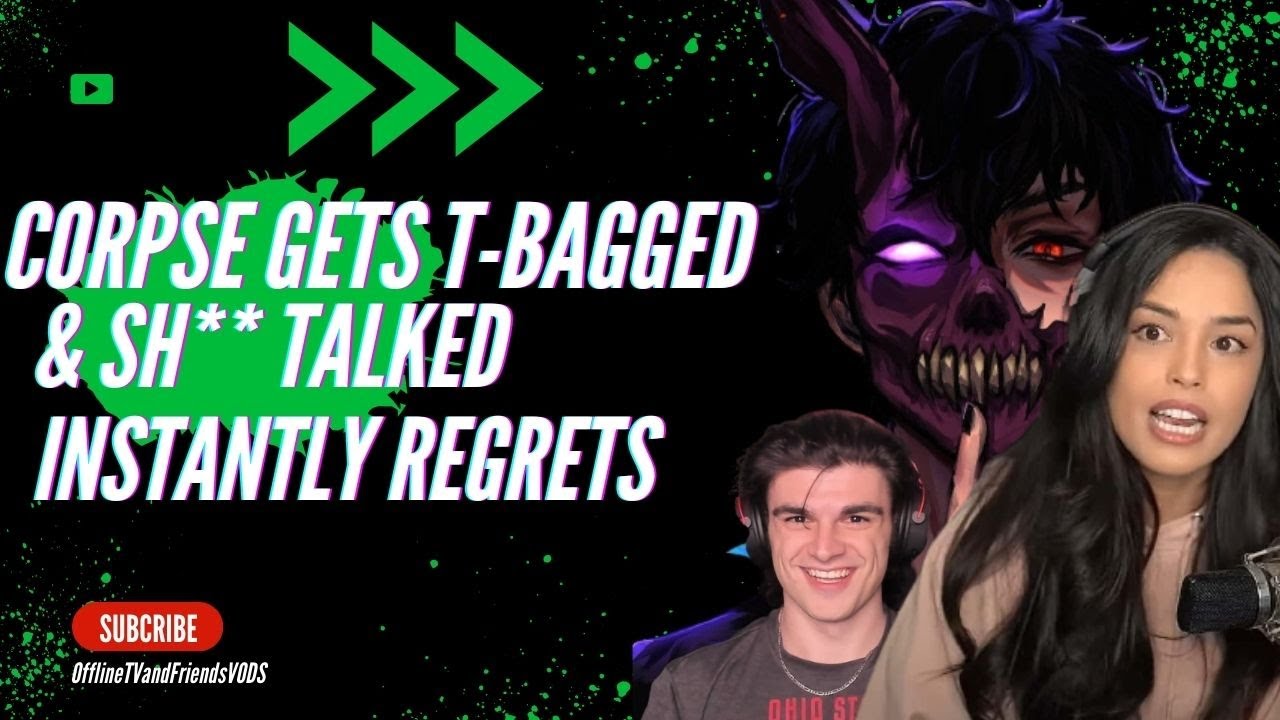 Corpse Gets T-bagged & Talked Sh** to then the Team Retaliates to Shut them Up ft Valkyrae Foolish