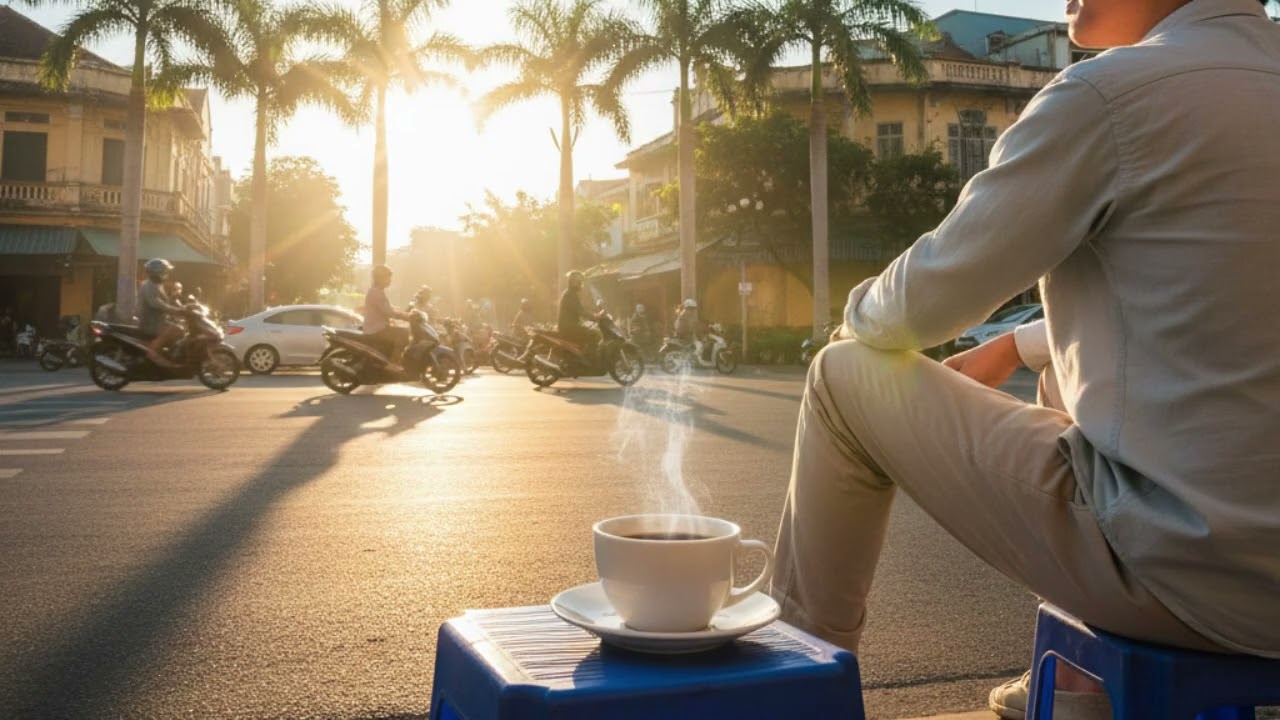 Quán Cà Phê Vỉa Hè Nơi Góc Phố Sài Gòn Buổi Sáng Sớm | Câu Chuyện Nhỏ Giữ Lại Hồn Thành Phố