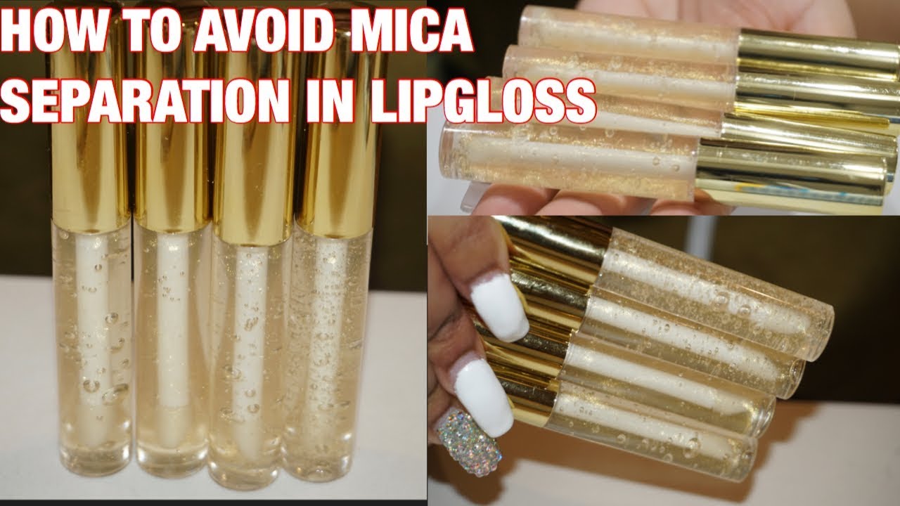DIY HOW TO MAKE LIPGLOSS TO AVOID MICA SEPARATION| LIFE OF AN ENTREPRENEUR