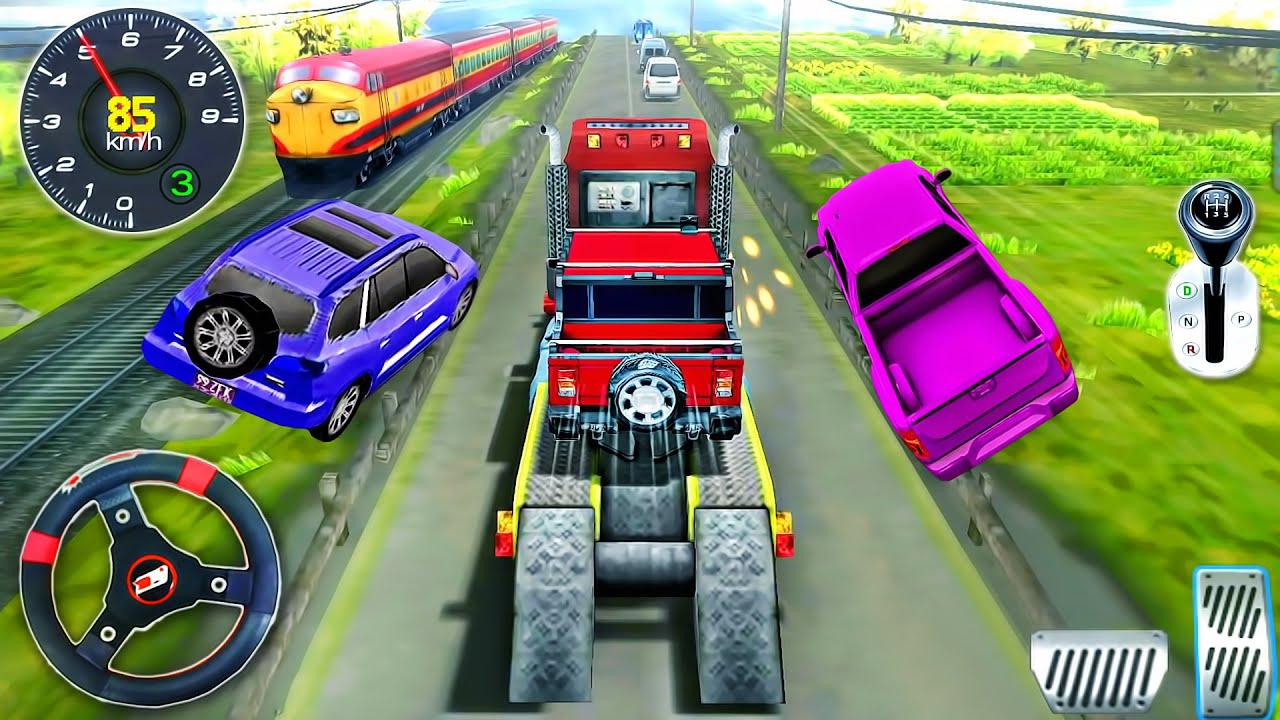 Turbo Driving Car Racing Simulator 3D - 4x4 SUV Red Hammer Driver - Android GamePlay #11