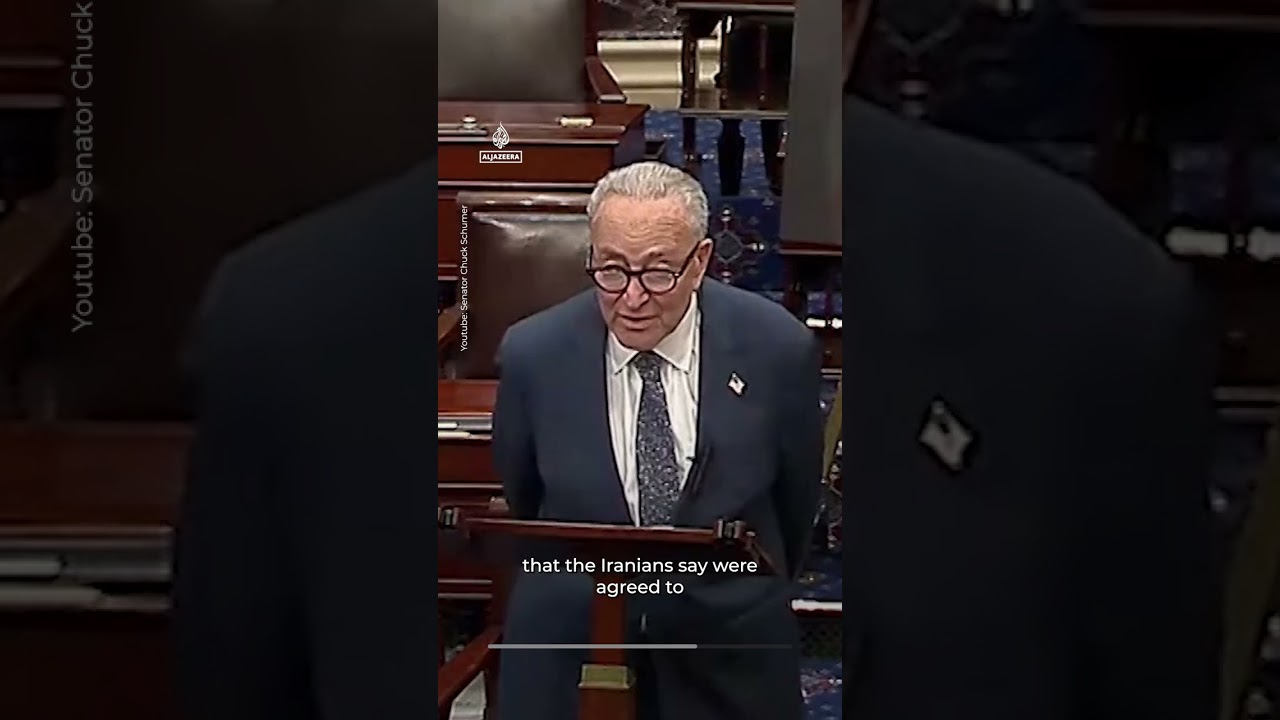 Schumer slams Trump over Iran war