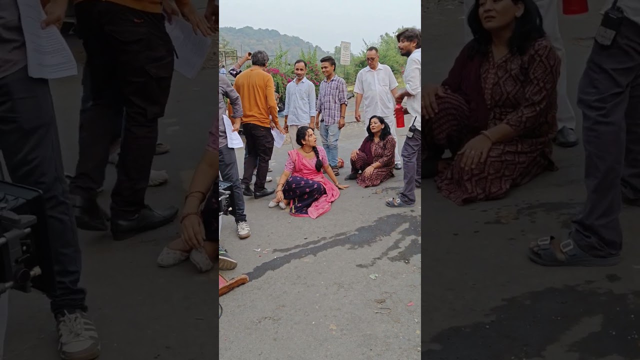 Zee tv ka serial Vasudha shooting Royal palm Mumbai
