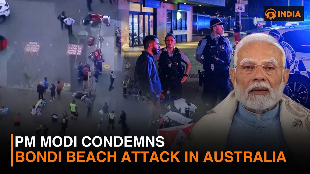 PM Modi condemns Bondi beach attack in Australia | DD India