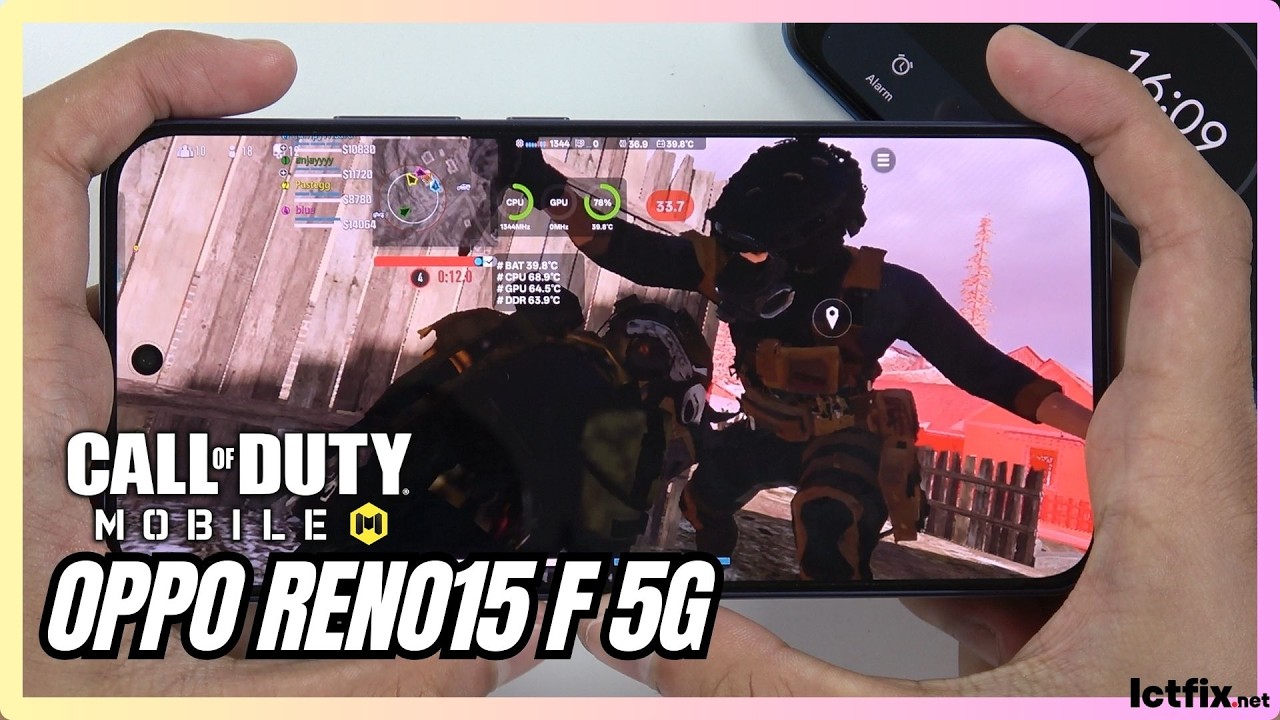 OPPO Reno15 F 5G Call of Duty Warzone Mobile Gaming Test | Snapdragon 6 Gen 1 | Adreno 710