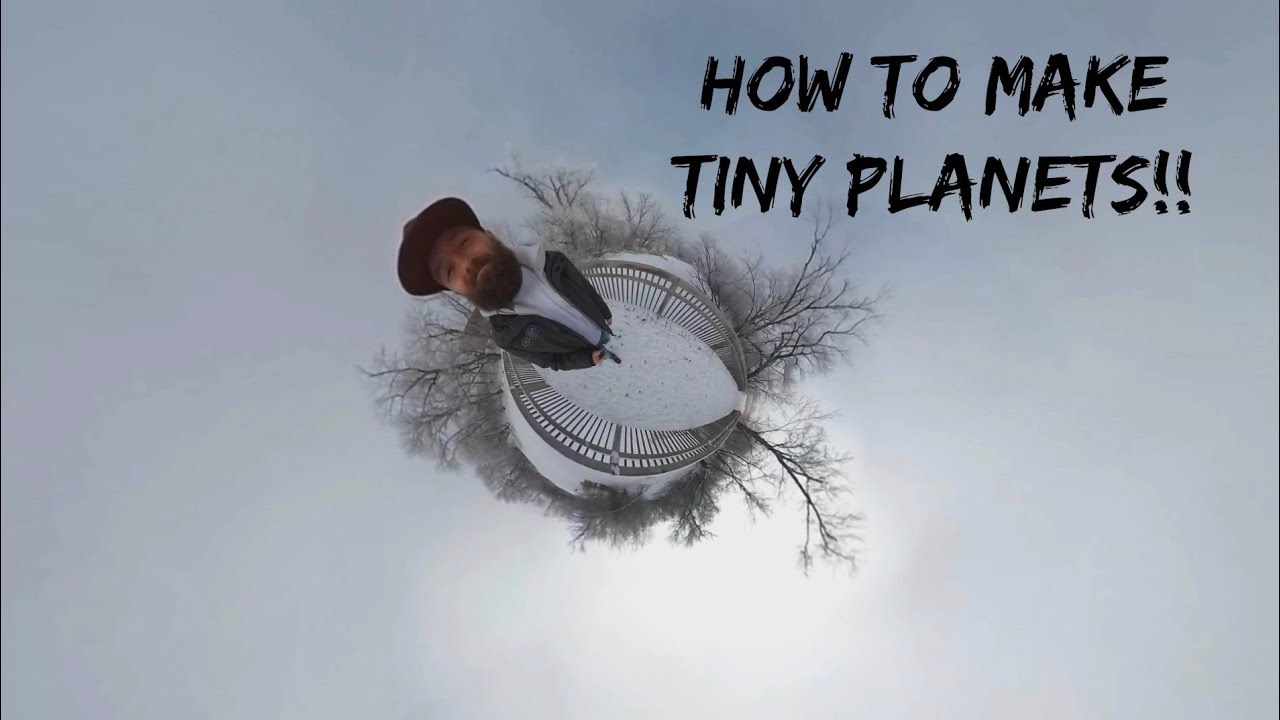 How to MAKE TINY PLANETS WITHOUT a 360 CAMERA!